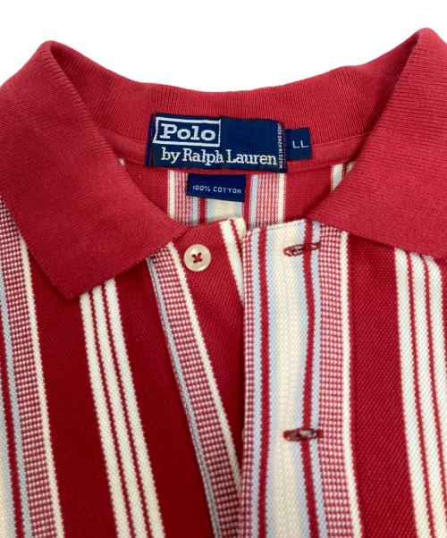 POLO RALPH LAUREN（ポロ・ラルフローレン）POLO RALPH LAUREN (ポロ・ラルフローレン) ポロシャツ レッド サイズ:LLの古着・服飾アイテム