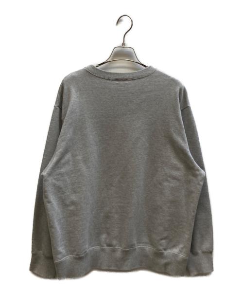 kolor/BEACON（カラービーコン）kolor/BEACON (カラービーコン) LOGO SWEAT SHIRT / 21SBM-T05232 グレー サイズ:1の古着・服飾アイテム
