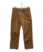 AURALEEオーラリー）の古着「WASHED HEAVY CANVAS PANTS / A23AP02MN」｜ブラウン