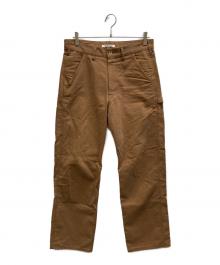 AURALEE（オーラリー）の古着「WASHED HEAVY CANVAS PANTS / A23AP02MN」｜ブラウン