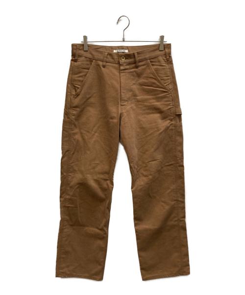 AURALEE（オーラリー）AURALEE (オーラリー) WASHED HEAVY CANVAS PANTS / A23AP02MN ブラウン サイズ:4の古着・服飾アイテム