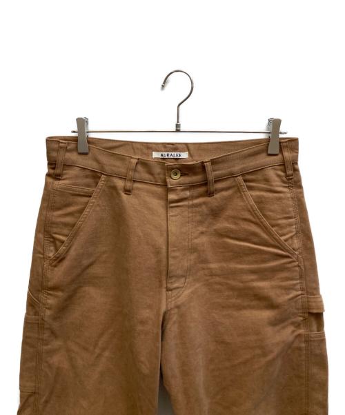 AURALEE（オーラリー）AURALEE (オーラリー) WASHED HEAVY CANVAS PANTS / A23AP02MN ブラウン サイズ:4の古着・服飾アイテム