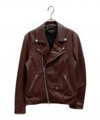 JACKROSEジャックローズ）の古着「ライダースジャケット / 274702J」｜レッド