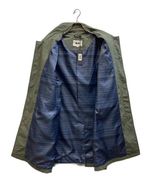 JOSEPH ABBOUD（ジョセフアブード）JOSEPH ABBOUD (ジョセフアブード) ナイロンステンカラーコート グリーン サイズ:3Lの古着・服飾アイテム