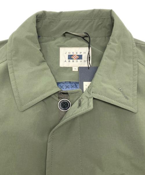 JOSEPH ABBOUD（ジョセフアブード）JOSEPH ABBOUD (ジョセフアブード) ナイロンステンカラーコート グリーン サイズ:3Lの古着・服飾アイテム