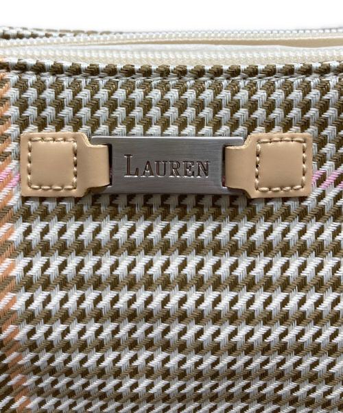 LAUREN RALPH LAUREN（ローレン ラルフ ローレン）LAUREN RALPH LAUREN (ローレン ラルフ ローレン) ハンドバッグ アイボリー サイズ:₋の古着・服飾アイテム