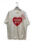 HUMAN MADEヒューマンメイド）の古着「プリントTシャツ」｜ホワイト