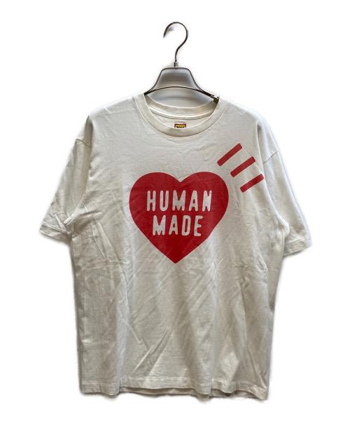 HUMAN MADE（ヒューマンメイド）HUMAN MADE (ヒューマンメイド) プリントTシャツ ホワイト サイズ:Lの古着・服飾アイテム