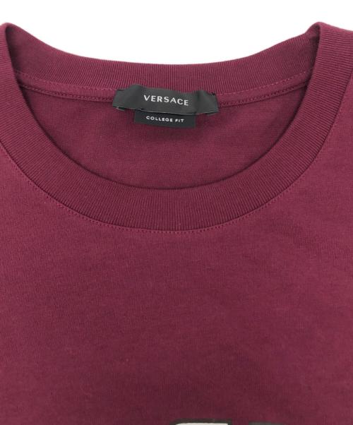VERSACE（ヴェルサーチェ）VERSACE (ヴェルサーチェ) ロゴＴシャツ / 105170 1A03467 レッド サイズ:Mの古着・服飾アイテム