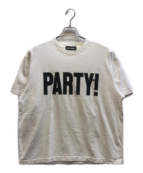 GOD SELECTION XXX（ゴッド セレクション トリプルエックス）GOD SELECTION XXX (ゴッド セレクション トリプルエックス) ロゴTシャツ ホワイト サイズ:Mの古着・服飾アイテム