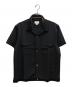 THE CRIMIE（ザ クライミー）の古着「SHORT SLEEVE OPEN SHIRT SUMMER NIGHT」｜ブラック