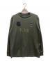 F.C.R.B.（エフシーレアルブリストル）の古着「LETTERED L/S TEE / FCRB-252099」｜グリーン