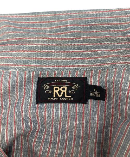 RRL（ダブルアールエル）RRL (ダブルアールエル) ヒッコリーストライプウエスタンシャツ / 7998151RWW グレー サイズ:XSの古着・服飾アイテム