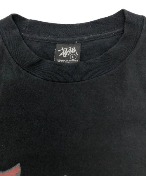 stussy（ステューシー）stussy (ステューシー) グラフィックロゴTシャツ ブラック サイズ:Lの古着・服飾アイテム