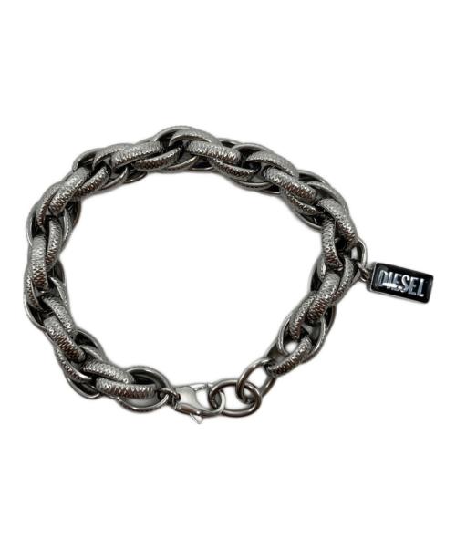 DIESEL（ディーゼル）DIESEL (ディーゼル) チェーンブレスレット / DX1514040 シルバーの古着・服飾アイテム