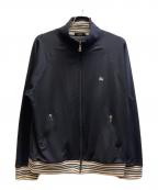 BURBERRY BLACK LABELバーバリーブラックレーベル）の古着「トラックジャケット」｜ブラック