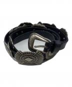 PUNTOVITAプントヴィータ）の古着「CONCHO BELT」｜ブラック