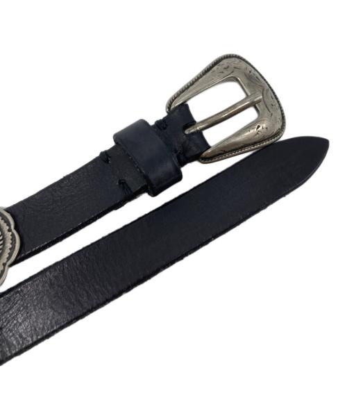 PUNTOVITA（プントヴィータ）puntovita (プントヴィータ) CONCHO BELT ブラック サイズ:80の古着・服飾アイテム