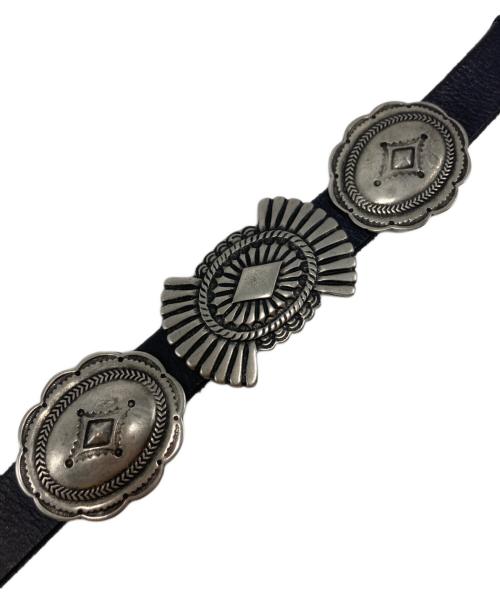 PUNTOVITA（プントヴィータ）puntovita (プントヴィータ) CONCHO BELT ブラック サイズ:80の古着・服飾アイテム
