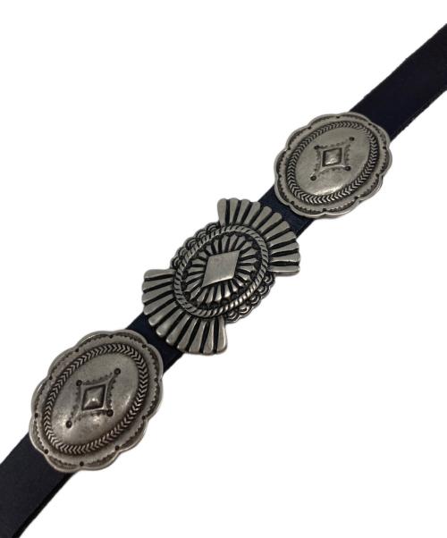 PUNTOVITA（プントヴィータ）puntovita (プントヴィータ) CONCHO BELT ブラック サイズ:80の古着・服飾アイテム