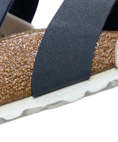BIRKENSTOCK（ビルケンシュトック）BIRKENSTOCK (ビルケンシュトック) Pisa BS サンダル ホワイト×ネイビー サイズ:24㎝の古着・服飾アイテム