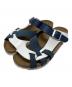 BIRKENSTOCK（ビルケンシュトック）の古着「Pisa BS サンダル」｜ホワイト×ネイビー