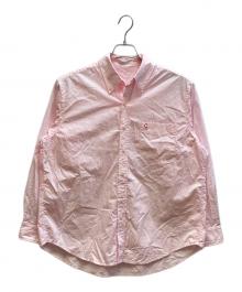 CLANE（クラネ）の古着「LOGO BUTTON-DOWN BASIC SHIRTS」｜ピンク