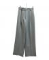 CLANE（クラネ）の古着「2WAY TUCK STRAIGHT PANT / 10110-7033S」｜グリーン