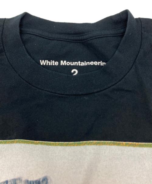 WHITE MOUNTAINEERING（ホワイトマウンテ二アニング）WHITE MOUNTAINEERING (ホワイトマウンテ二アニング) WANAKA PHOTO T-SHIRT ブラック サイズ:2の古着・服飾アイテム