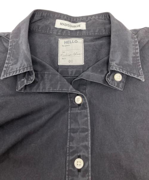 MADISON BLUE（マディソンブルー）MADISON BLUE (マディソンブルー) マダムウォッシュドアウトシャツ グレー サイズ:1の古着・服飾アイテム