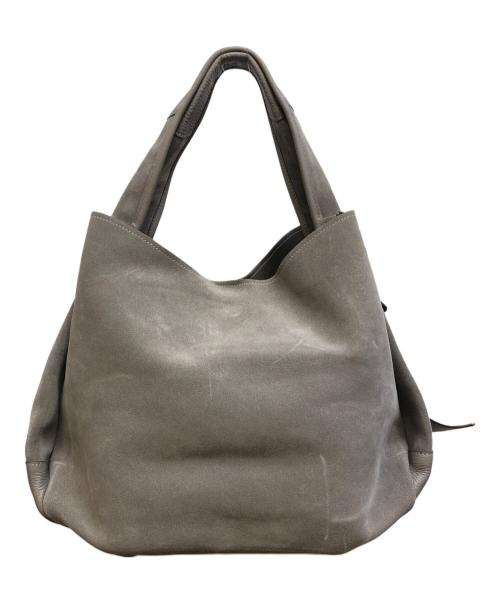 COACH（コーチ）COACH (コーチ) スエードレザーバッグ グレーの古着・服飾アイテム