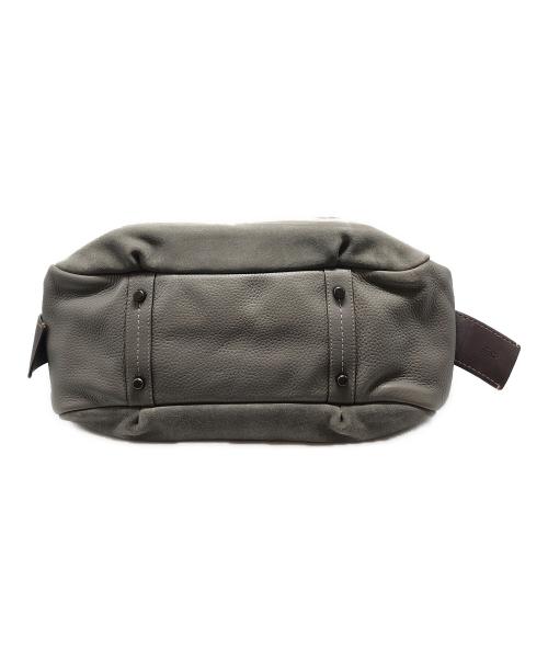 COACH（コーチ）COACH (コーチ) スエードレザーバッグ グレーの古着・服飾アイテム