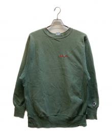 Champion REVERSE WEAVE（チャンピオン リバース ウィーブ）の古着「90sリバースウィーブスウェット」｜グリーン