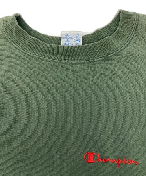 Champion REVERSE WEAVE（チャンピオン リバース ウィーブ）Champion REVERSE WEAVE (チャンピオン リバース ウィーブ) 90sリバースウィーブスウェット グリーン サイズ:XLの古着・服飾アイテム