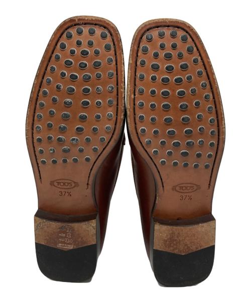 TOD'S（トッズ）TOD'S (トッズ) ローファー/XXW9417AU028 ブラウン サイズ:37 1/2の古着・服飾アイテム