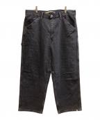 LEVI'S SILVERTABリーバイス シルバータブ）の古着「バギーカーペンター デニムパンツ/A7489-0001」｜ブラック
