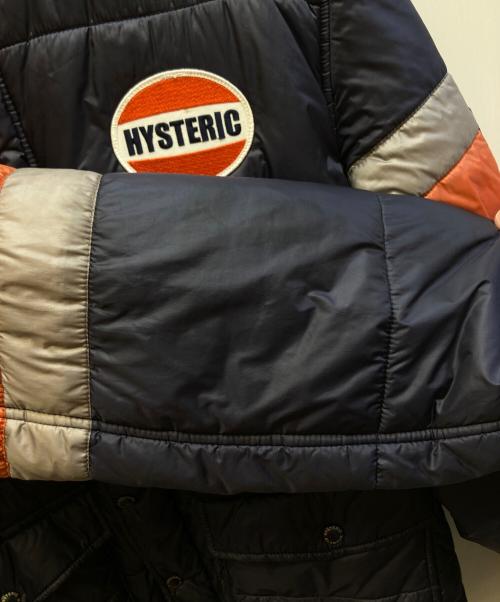 Hysteric Glamour（ヒステリックグラマー）Hysteric Glamour (ヒステリックグラマー) 中綿ロゴワッペンジャケット / 0263AB03 ネイビー サイズ:Lの古着・服飾アイテム