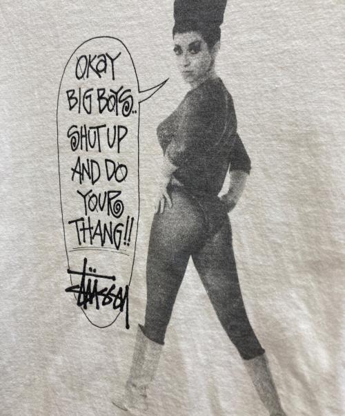 stussy（ステューシー）stussy (ステューシー) Okay Big Boys Tee ホワイト サイズ:Lの古着・服飾アイテム