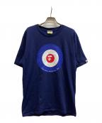A BATHING APEアベイシングエイプ）の古着「APE TARGET TEE/001TEM301303M」｜ネイビー