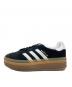 adidas (アディダス) Gazelle Bold ブラック サイズ:24cm：7000円