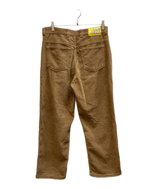 POLAR SKATE CO.（ポーラースケートカンパニー）POLAR SKATE CO. (ポーラースケートカンパニー) ワイドコーデユロイパンツ ブラウン サイズ:76cm (W30)の古着・服飾アイテム