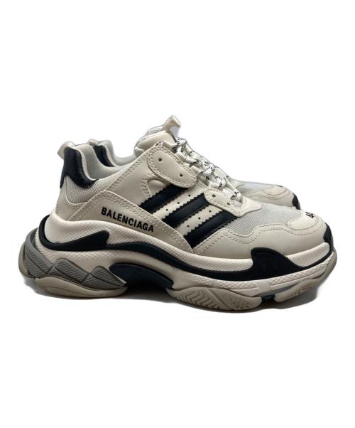 BALENCIAGA（バレンシアガ）BALENCIAGA (バレンシアガ) adidas (アディダス) TRIPLE S/712821 ホワイト サイズ:UK6の古着・服飾アイテム