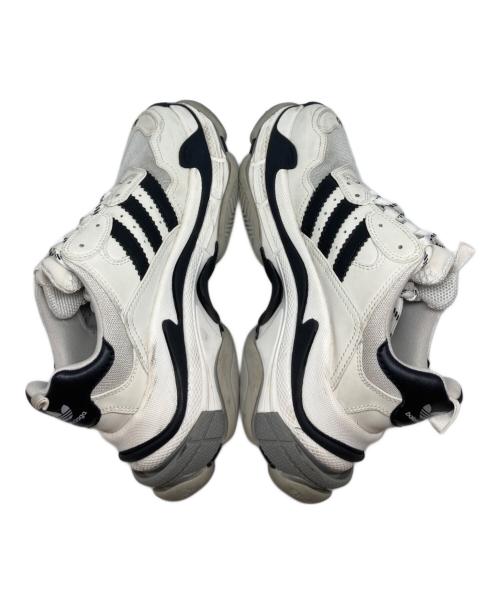 BALENCIAGA（バレンシアガ）BALENCIAGA (バレンシアガ) adidas (アディダス) TRIPLE S/712821 ホワイト サイズ:UK6の古着・服飾アイテム