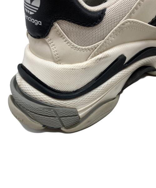 BALENCIAGA（バレンシアガ）BALENCIAGA (バレンシアガ) adidas (アディダス) TRIPLE S/712821 ホワイト サイズ:UK6の古着・服飾アイテム