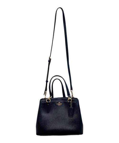 COACH（コーチ）COACH (コーチ) ミネッタ クロスボディ 2WAYバッグ ネイビーの古着・服飾アイテム