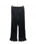 JOURNAL STANDARD relume（ジャーナルスタンダード レリューム）の古着「satin stripe easy pants」｜ブラック