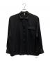 Archive Stance（アーカイブスタンス）の古着「SATIN STRIPE DOLMAN S SHIRT」｜ブラック