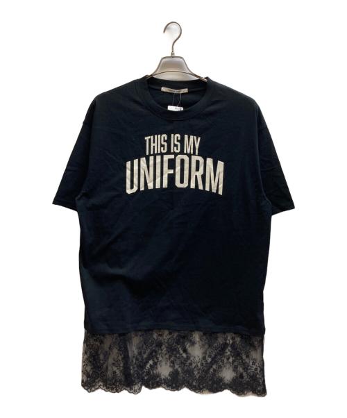 ARCHIVE STANCE（アーカイブスタンス）ARCHIVE STANCE (アーカイブスタンス) JOURNAL STANDARD relume (ジャーナルスタンダード レリューム) lace switching Tee ブラック サイズ:FREE 未使用品の古着・服飾アイテム