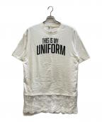 ARCHIVE STANCE×JOURNAL STANDARD relumeアーカイブスタンス×ジャーナルスタンダード レリューム）の古着「lace switching Tee」｜ホワイト