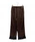 ARCHIVE STANCE（アーカイブスタンス）の古着「satin stripe easy pants / 26030463000410」｜ブラウン